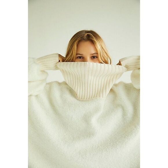Free People Milo Tunic Sweater in Evening Cream at Nordstrom, Size Small - Picture 1 of 3